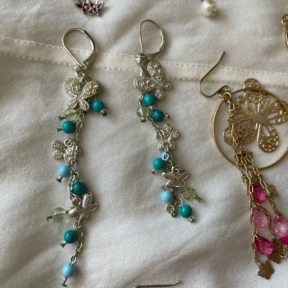 Vintage earrings lot of 10 - Picture 7 of 7